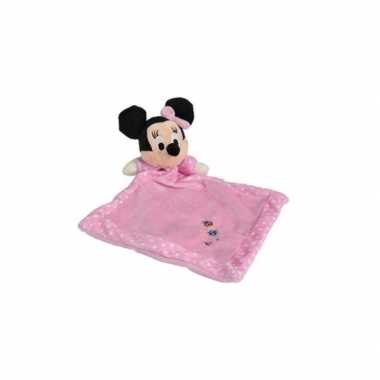 Roze minnie mouse knuffeldoekje