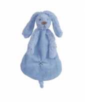 Knuffeldoekje knuffeldoekje konijn denimblauw