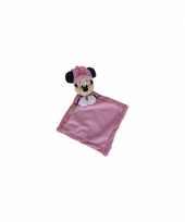 Minnie mouse knuffeldoekje roze
