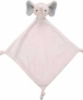 Olifanten speelgoed artikelen olifant knuffeldoekje knuffeldoekje knuffeldoekjebeest roze